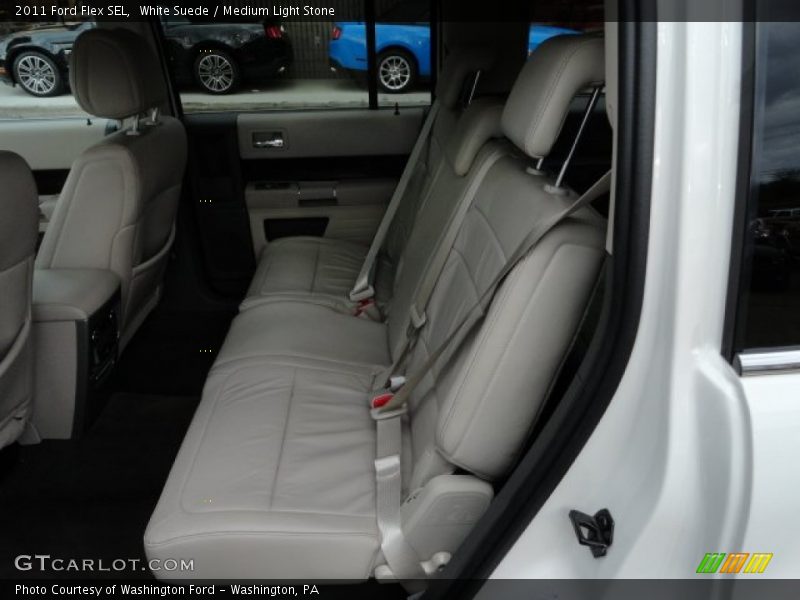 White Suede / Medium Light Stone 2011 Ford Flex SEL