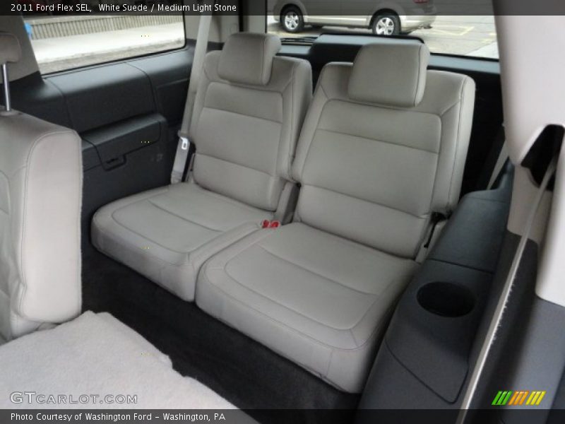 White Suede / Medium Light Stone 2011 Ford Flex SEL