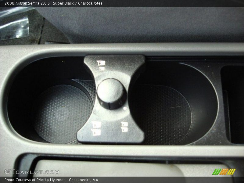 Super Black / Charcoal/Steel 2008 Nissan Sentra 2.0 S
