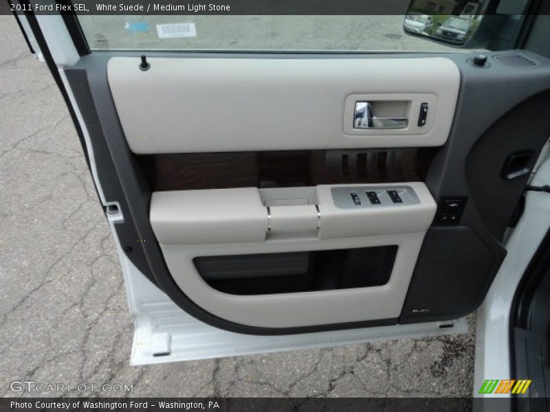 White Suede / Medium Light Stone 2011 Ford Flex SEL