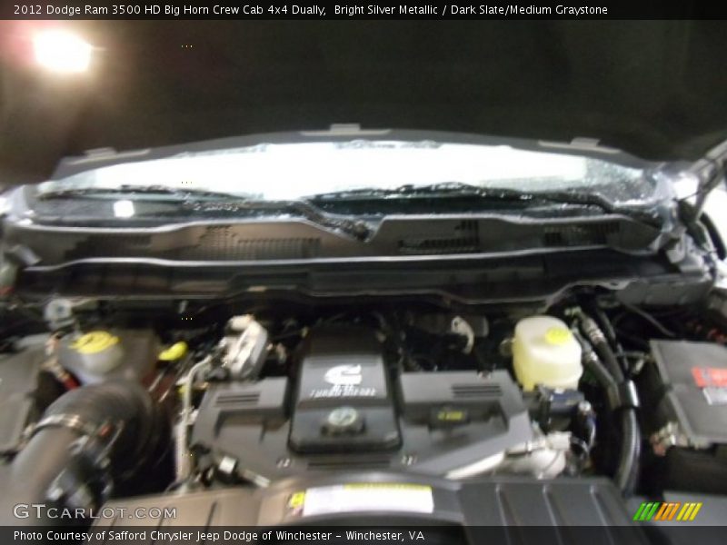 Bright Silver Metallic / Dark Slate/Medium Graystone 2012 Dodge Ram 3500 HD Big Horn Crew Cab 4x4 Dually