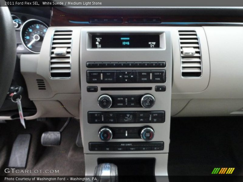 White Suede / Medium Light Stone 2011 Ford Flex SEL