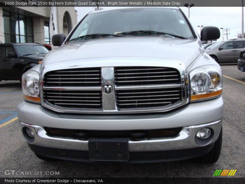 Bright Silver Metallic / Medium Slate Gray 2006 Dodge Ram 1500 Big Horn Edition Quad Cab 4x4