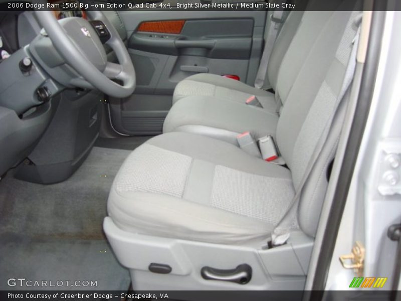 Bright Silver Metallic / Medium Slate Gray 2006 Dodge Ram 1500 Big Horn Edition Quad Cab 4x4