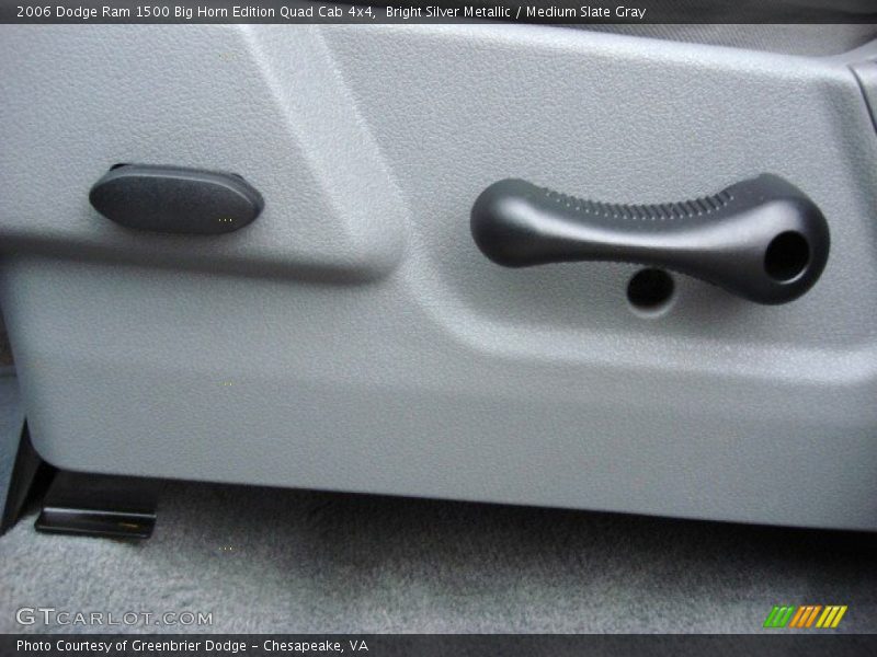Bright Silver Metallic / Medium Slate Gray 2006 Dodge Ram 1500 Big Horn Edition Quad Cab 4x4