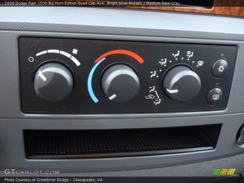 Bright Silver Metallic / Medium Slate Gray 2006 Dodge Ram 1500 Big Horn Edition Quad Cab 4x4