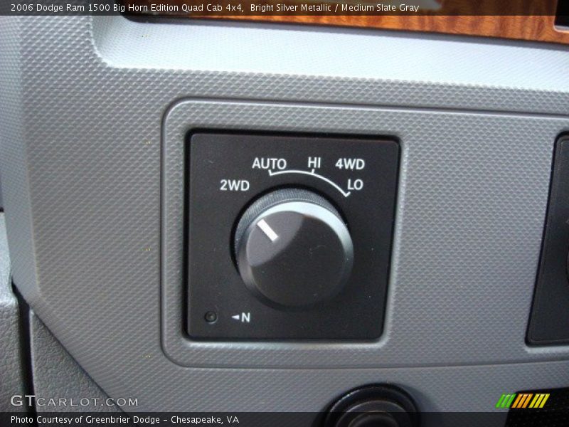 Bright Silver Metallic / Medium Slate Gray 2006 Dodge Ram 1500 Big Horn Edition Quad Cab 4x4