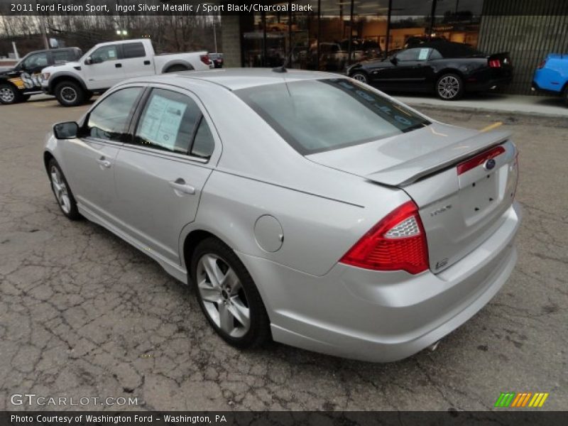Ingot Silver Metallic / Sport Black/Charcoal Black 2011 Ford Fusion Sport