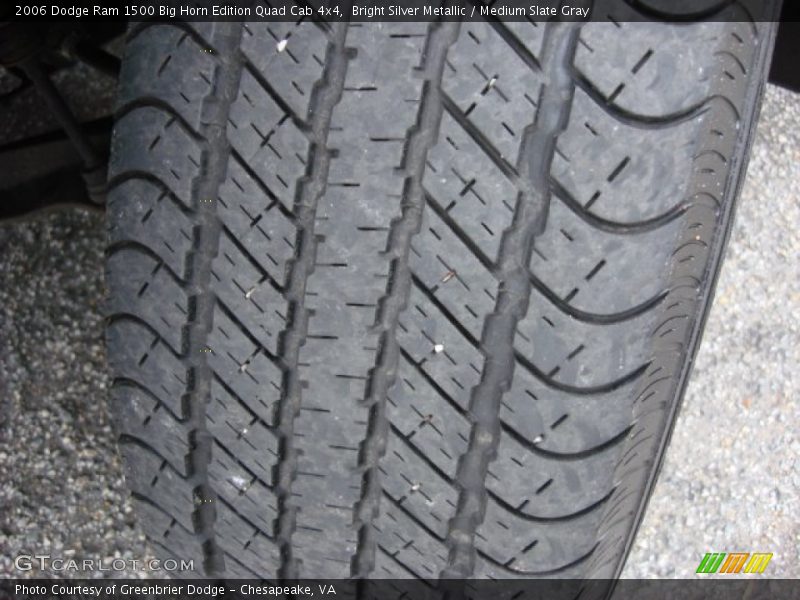 Bright Silver Metallic / Medium Slate Gray 2006 Dodge Ram 1500 Big Horn Edition Quad Cab 4x4