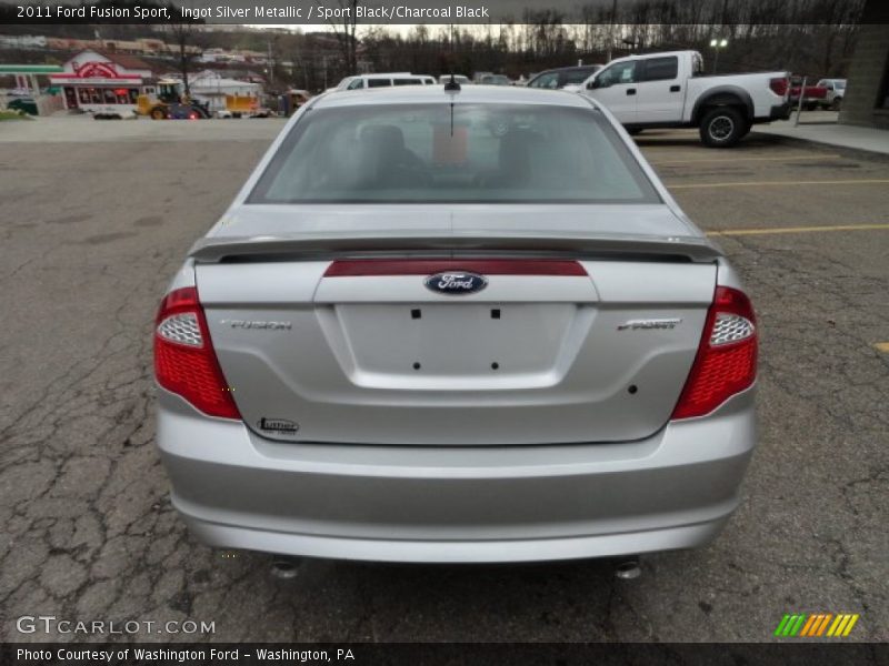 Ingot Silver Metallic / Sport Black/Charcoal Black 2011 Ford Fusion Sport