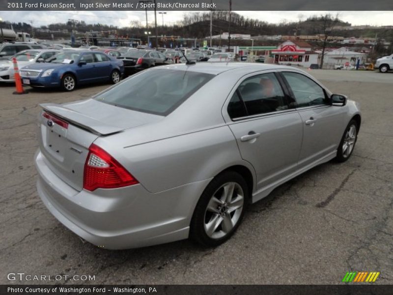 Ingot Silver Metallic / Sport Black/Charcoal Black 2011 Ford Fusion Sport