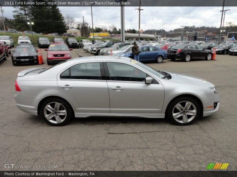 Ingot Silver Metallic / Sport Black/Charcoal Black 2011 Ford Fusion Sport