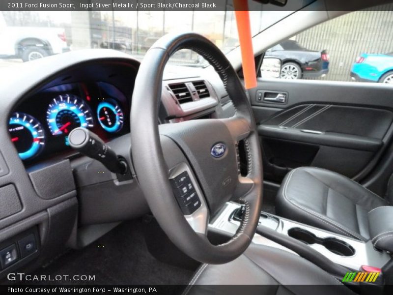 Ingot Silver Metallic / Sport Black/Charcoal Black 2011 Ford Fusion Sport