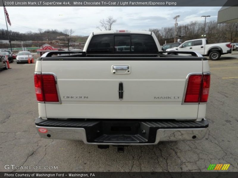 White Chocolate Tri-Coat / Light Parchment/Espresso Piping 2008 Lincoln Mark LT SuperCrew 4x4