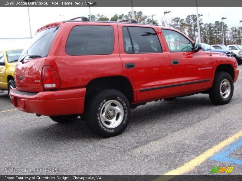 Flame Red / Gray 1998 Dodge Durango SLT 4x4