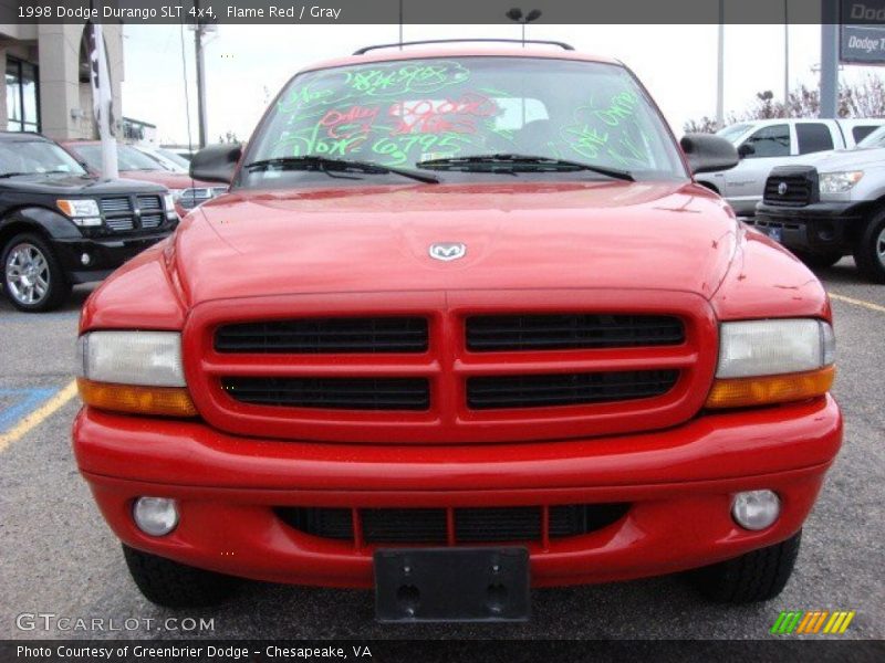 Flame Red / Gray 1998 Dodge Durango SLT 4x4