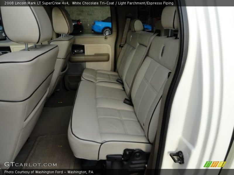 White Chocolate Tri-Coat / Light Parchment/Espresso Piping 2008 Lincoln Mark LT SuperCrew 4x4