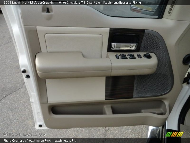 White Chocolate Tri-Coat / Light Parchment/Espresso Piping 2008 Lincoln Mark LT SuperCrew 4x4