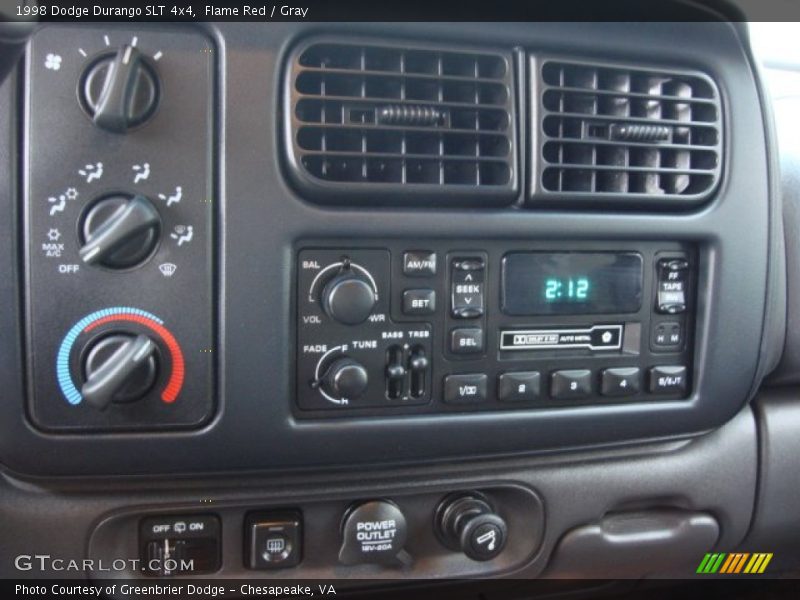 Controls of 1998 Durango SLT 4x4