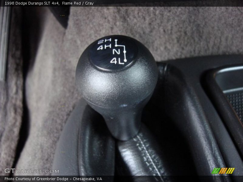 Flame Red / Gray 1998 Dodge Durango SLT 4x4