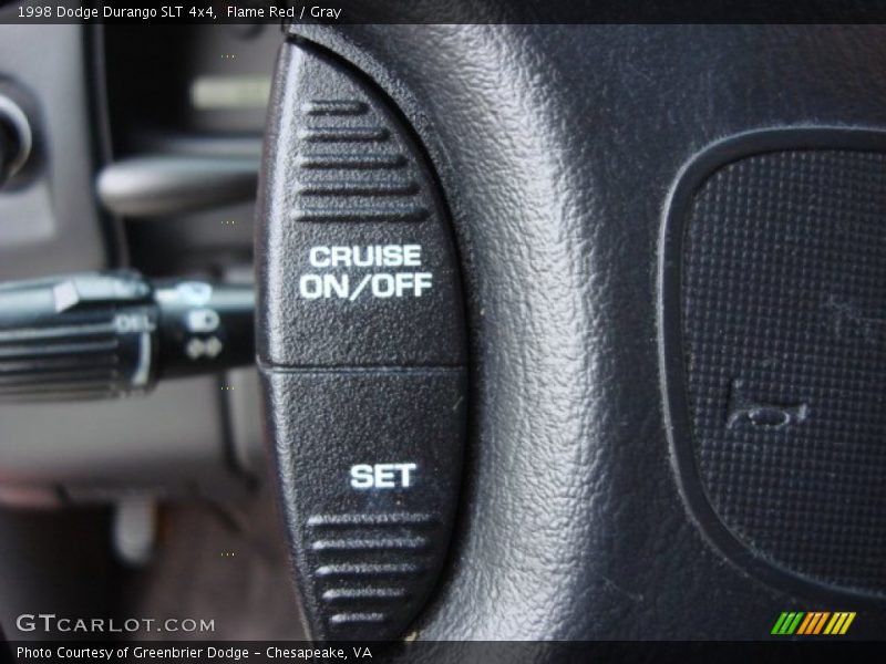 Flame Red / Gray 1998 Dodge Durango SLT 4x4