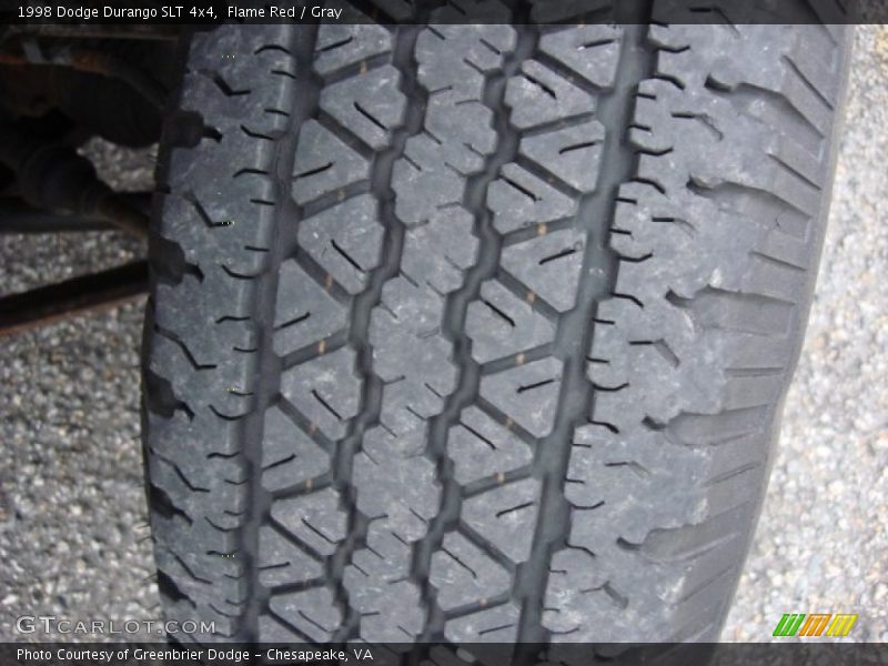 Flame Red / Gray 1998 Dodge Durango SLT 4x4