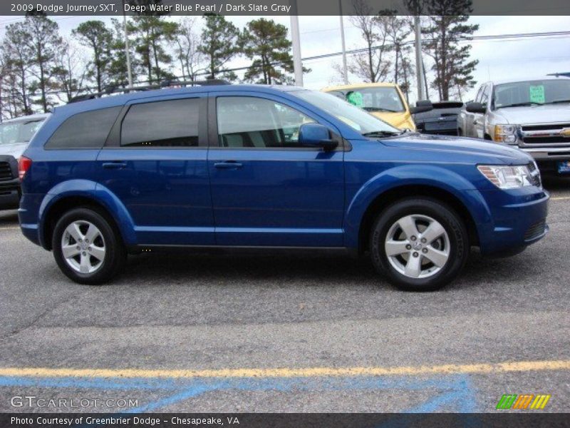 Deep Water Blue Pearl / Dark Slate Gray 2009 Dodge Journey SXT