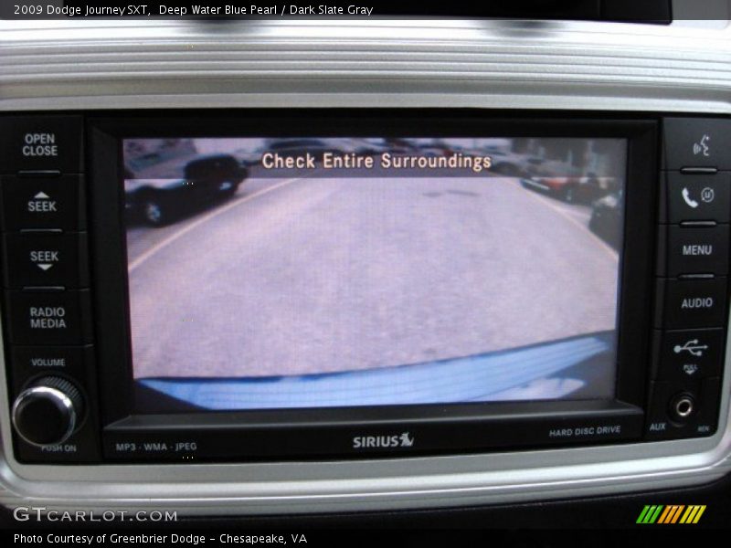 Deep Water Blue Pearl / Dark Slate Gray 2009 Dodge Journey SXT