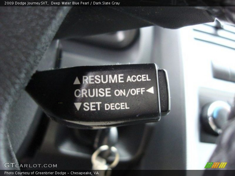 Deep Water Blue Pearl / Dark Slate Gray 2009 Dodge Journey SXT