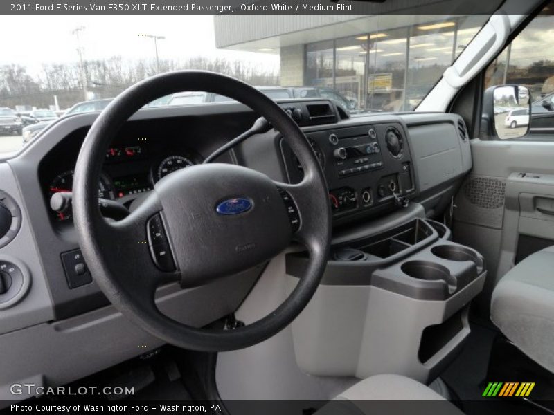 Dashboard of 2011 E Series Van E350 XLT Extended Passenger
