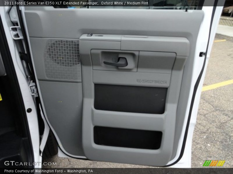 Oxford White / Medium Flint 2011 Ford E Series Van E350 XLT Extended Passenger