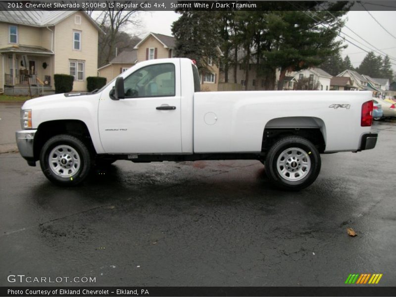  2012 Silverado 3500HD LS Regular Cab 4x4 Summit White