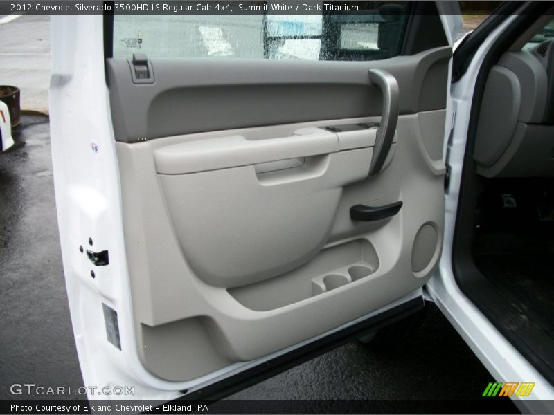 Summit White / Dark Titanium 2012 Chevrolet Silverado 3500HD LS Regular Cab 4x4