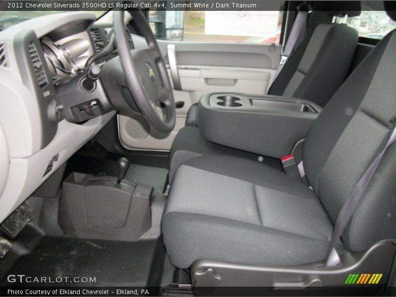  2012 Silverado 3500HD LS Regular Cab 4x4 Dark Titanium Interior