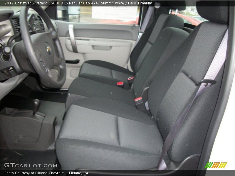 Summit White / Dark Titanium 2012 Chevrolet Silverado 3500HD LS Regular Cab 4x4