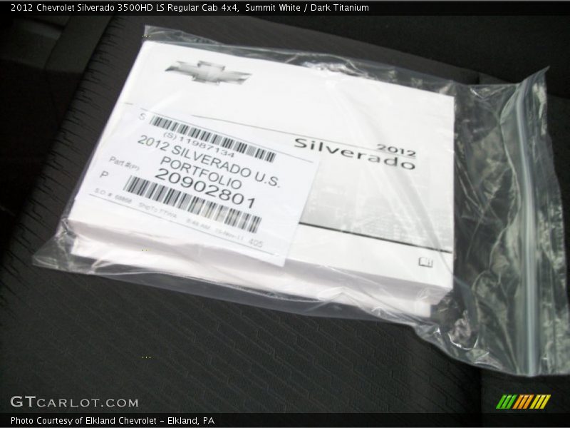Books/Manuals of 2012 Silverado 3500HD LS Regular Cab 4x4