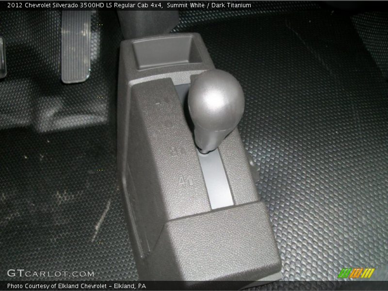 Summit White / Dark Titanium 2012 Chevrolet Silverado 3500HD LS Regular Cab 4x4
