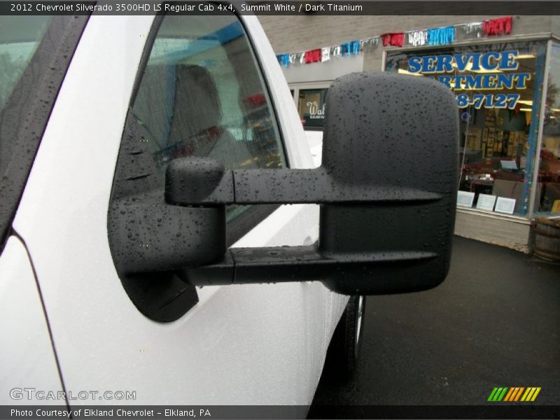 Summit White / Dark Titanium 2012 Chevrolet Silverado 3500HD LS Regular Cab 4x4