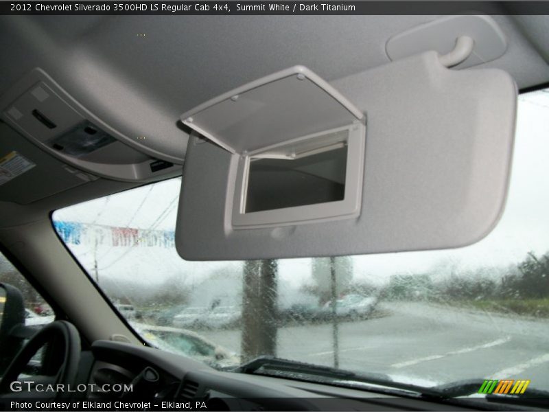 Summit White / Dark Titanium 2012 Chevrolet Silverado 3500HD LS Regular Cab 4x4