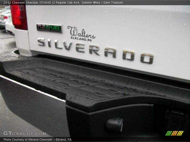 Summit White / Dark Titanium 2012 Chevrolet Silverado 3500HD LS Regular Cab 4x4