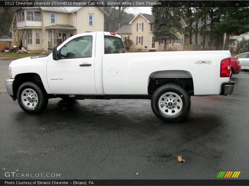  2012 Silverado 3500HD LS Regular Cab 4x4 Summit White