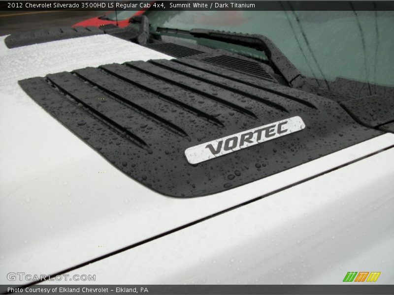 Summit White / Dark Titanium 2012 Chevrolet Silverado 3500HD LS Regular Cab 4x4