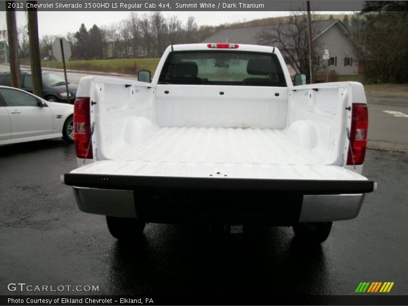 Summit White / Dark Titanium 2012 Chevrolet Silverado 3500HD LS Regular Cab 4x4