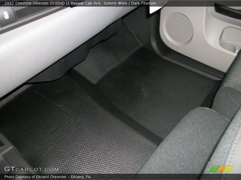 Summit White / Dark Titanium 2012 Chevrolet Silverado 3500HD LS Regular Cab 4x4