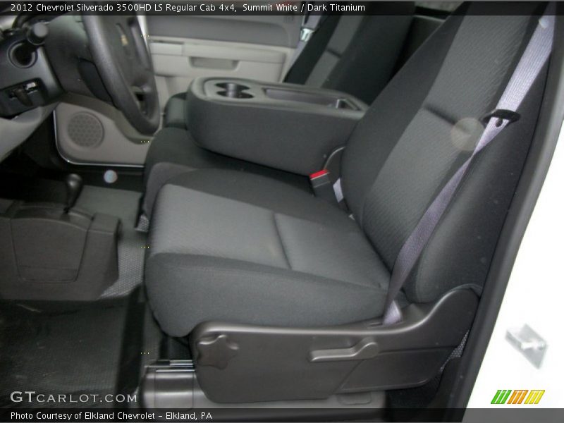 Summit White / Dark Titanium 2012 Chevrolet Silverado 3500HD LS Regular Cab 4x4
