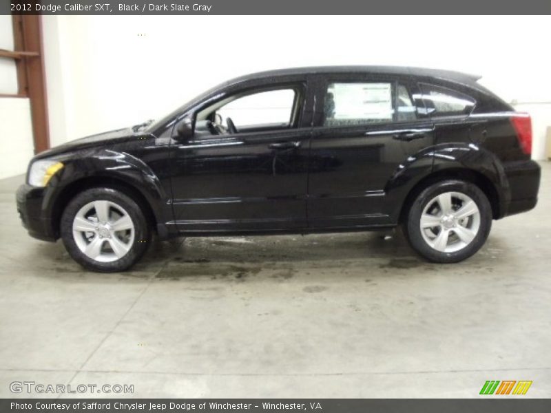 Black / Dark Slate Gray 2012 Dodge Caliber SXT