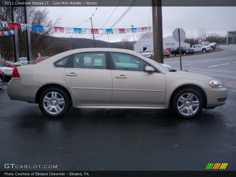 Gold Mist Metallic / Ebony 2012 Chevrolet Impala LT