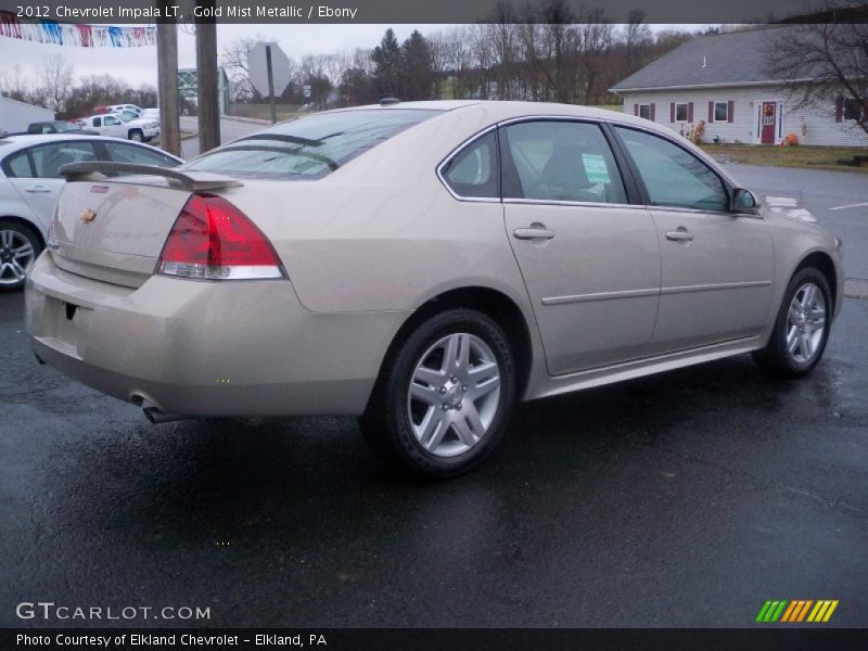 Gold Mist Metallic / Ebony 2012 Chevrolet Impala LT