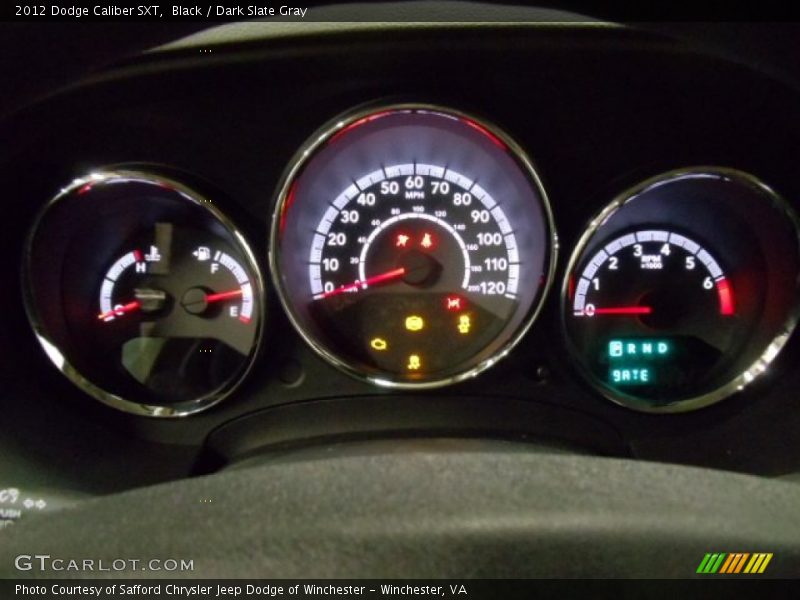 Black / Dark Slate Gray 2012 Dodge Caliber SXT