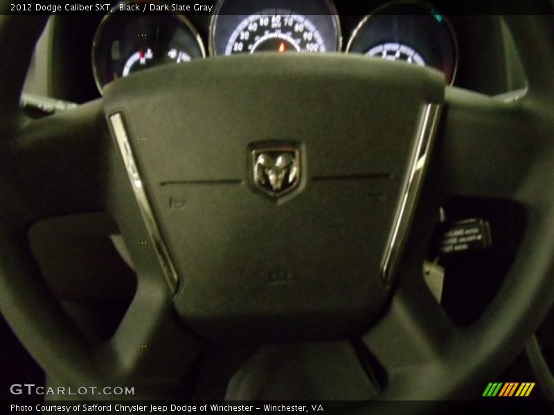 Black / Dark Slate Gray 2012 Dodge Caliber SXT